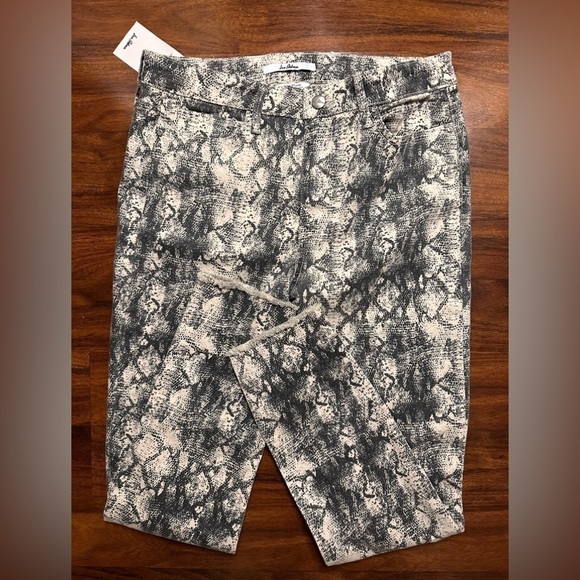 Sam Edelman snakeskin the stiletto High-Rise Skinny Jeans Size 31 NWT - Picture 3 of 6